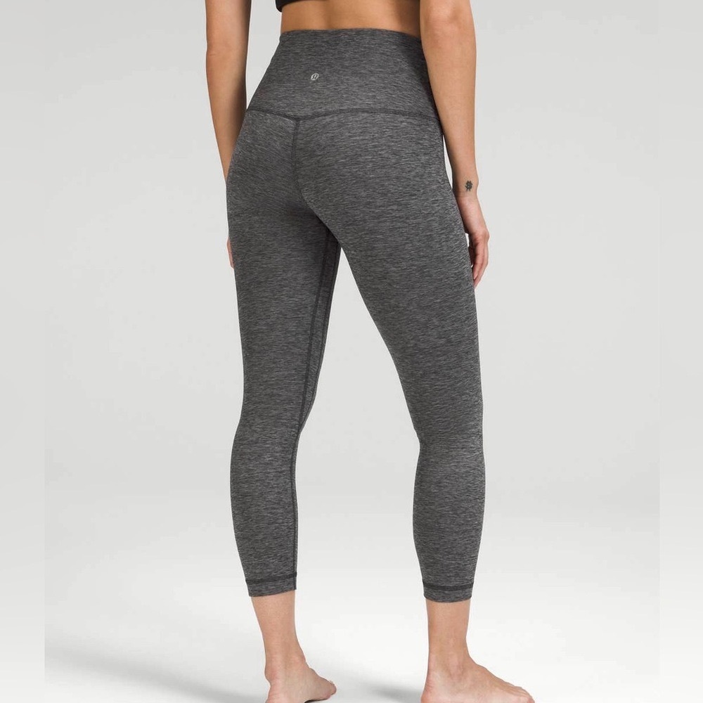 Lululemon Align High-Rise Heathered Graphite Grey Leggings